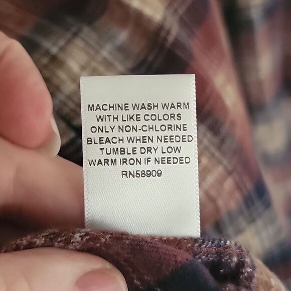 NWT Solaris Big and Tall long sleeve Flannel size 2XB - Picture 6 of 9